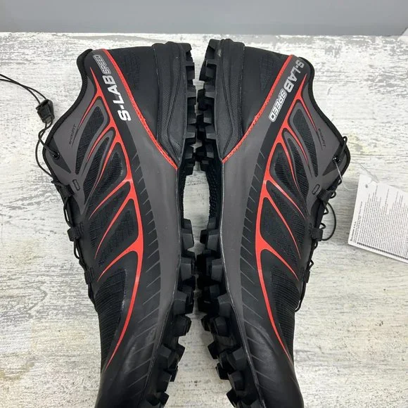 Salomon S-Lab Speed: Unleash Performance and Style in Black/Racing Red - Picture 4 of 8